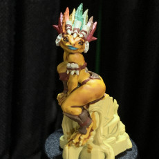 Picture of print of Krakia - Swamp Gurunda Beauty (Fantasy Pinup) This print has been uploaded by BossWave Miniatures