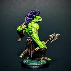 Picture of print of Trolls male set 3 miniatures 32mm pre-supported