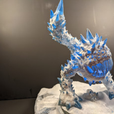 Picture of print of Snow golem monstrosity (supported)