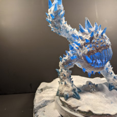 Picture of print of Snow golem monstrosity (supported)
