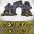Basic Archway Door Wall: Ancient Ruins Terrain Set image
