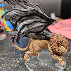 Picture of print of Manticore B - Tabletop Miniature (Pre-Supported)