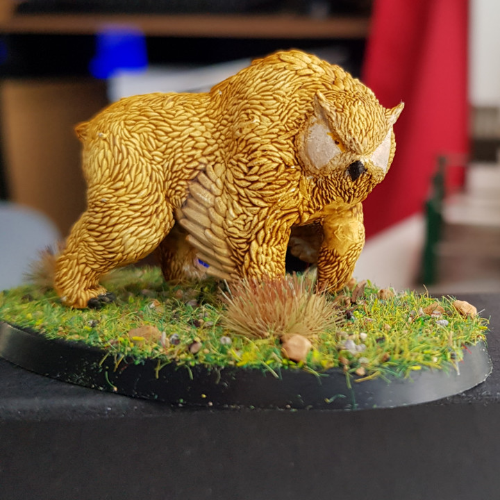 3D Print of Obear - Tabletop Miniature by ashbickley