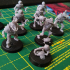 The Dynastic Destroyers - A Robot Undead Fantasy Football Team print image