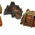 Giant Aztec/Chaos pyramid(s) with accessories for D&D/Warhammer image