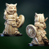 Tabletop miniatures. Cat warriors set image