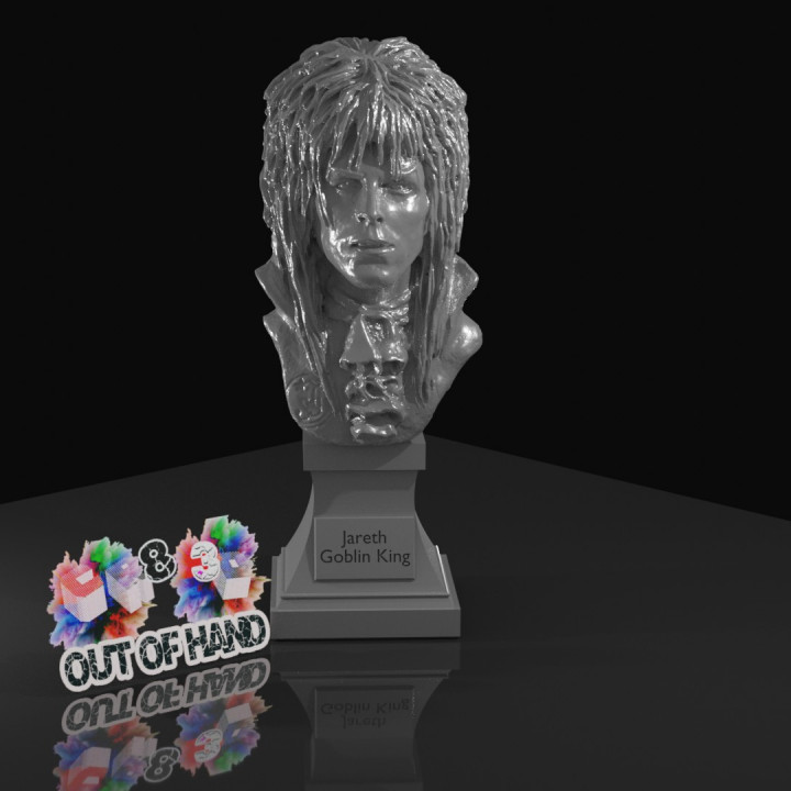 $4.50David Bowie - JARETH -The Goblin King Head Bust and Base