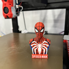 Picture of print of Multicolour Spider-Man PS4 Bust - Advanced Suit MMU This print has been uploaded by Wondro