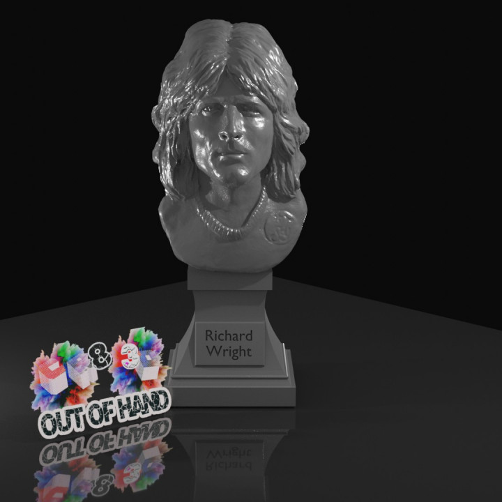 $4.50Richard Wright - Which One's Pink? A Rock Inspired Head Bust and Base