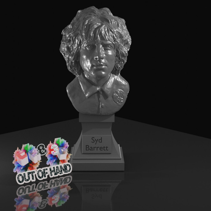 $4.50Syd Barrett - Which one's pink?A Rock Inspired Head Bust and base