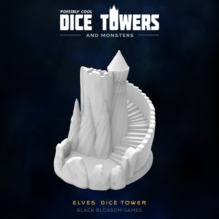 EX13 Classic Elves Supportless :: Possibly Cool Dice Tower's Cover