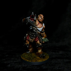 Picture of print of BORG - FANTASY FOOTBALL OGRE STAR PLAYER