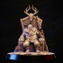 Barbarian konung on throne image