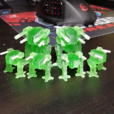 Picture of print of Infantry Mechs "Stompies" (Pre-Supported Options) This print has been uploaded by Dumnorix