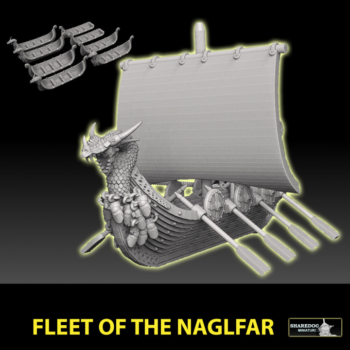 $6.00Fleet Of The Naglfar 8 Ships