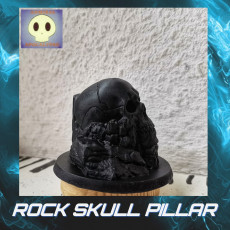 Picture of print of Rock Skull Pillar (60mm round base)