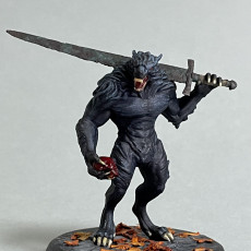 Picture of print of Werewolf cursed knight
