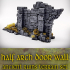 Half Arch Door Wall: Ancient Ruins Terrain Set image