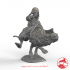 Goblin Rat Rider 1 inch base, 32 mm height Medium miniature image