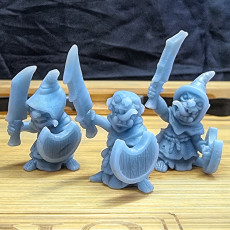 Picture of print of Goblins with Swords (pre supported)