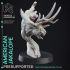 Jackalope - Cryptid - PRESUPPORTED - 32mm Scale image