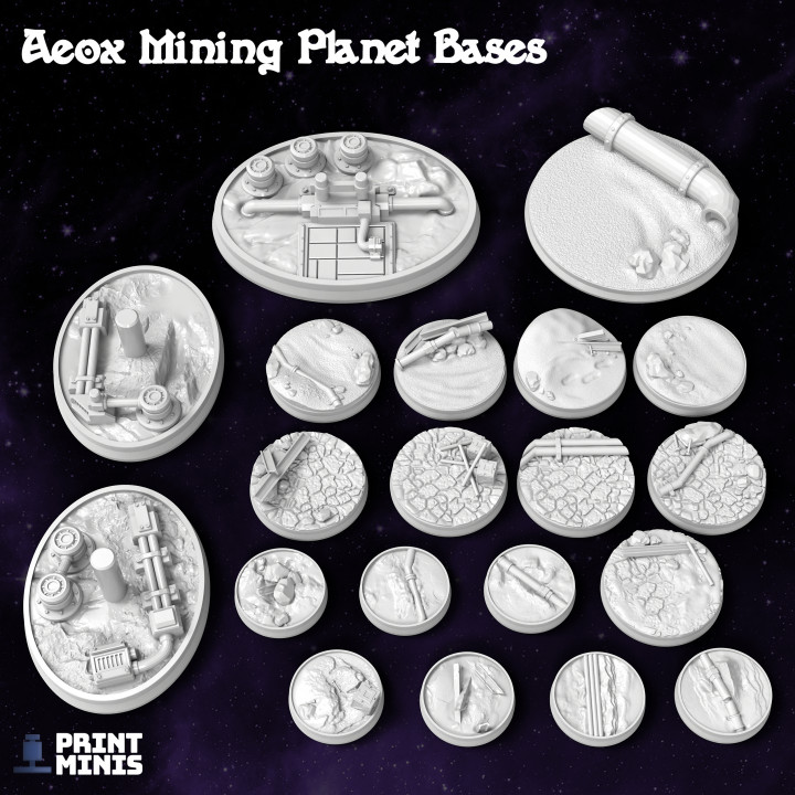 $8.0020x Aeox Mining Planet Bases - Space Pirates Collection