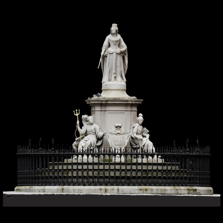 St Paul's Statue Of Queen Anne