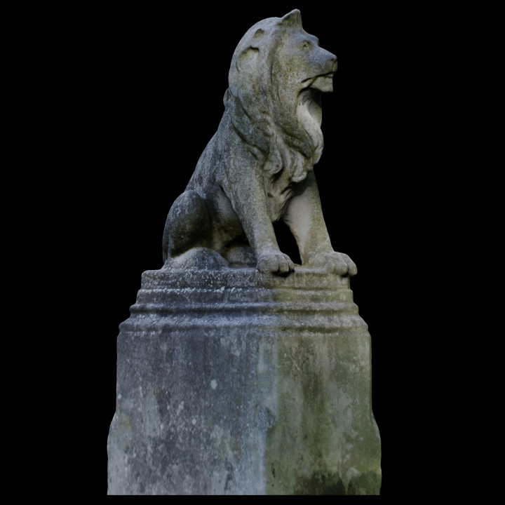 Lion Statue in St. Pancras