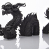 Water Dragon or Sea Serpent - Bai Longma print image