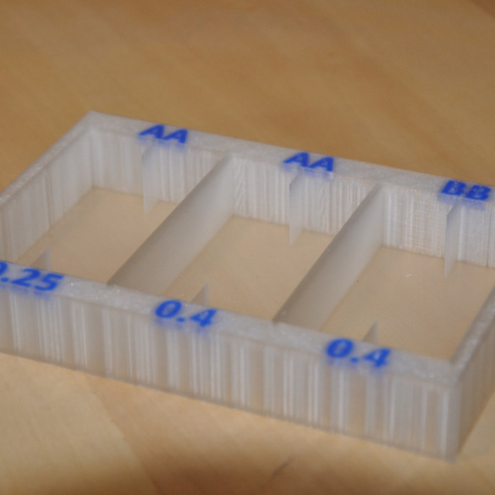 Stand for "Ultimaker 3 print core box"