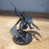 Valkyrie Miniature Supported- Pose A - 3D Printable 3D print model image