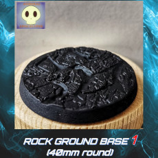 Picture of print of Rockground Base (40mm round) This print has been uploaded by Admiral Apocalypse