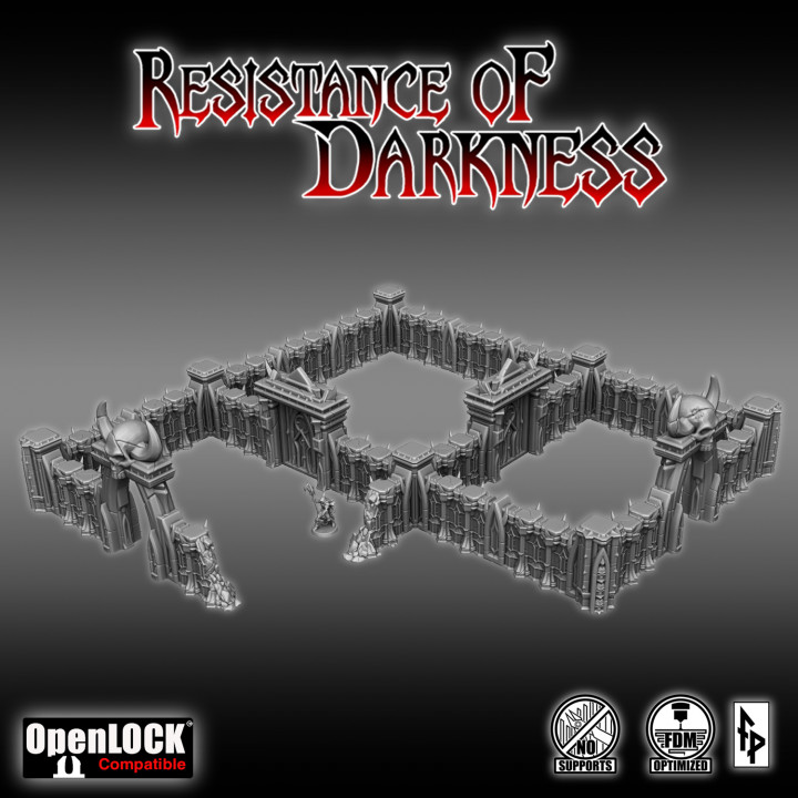 Resistance of Darkness Wall Set's Cover