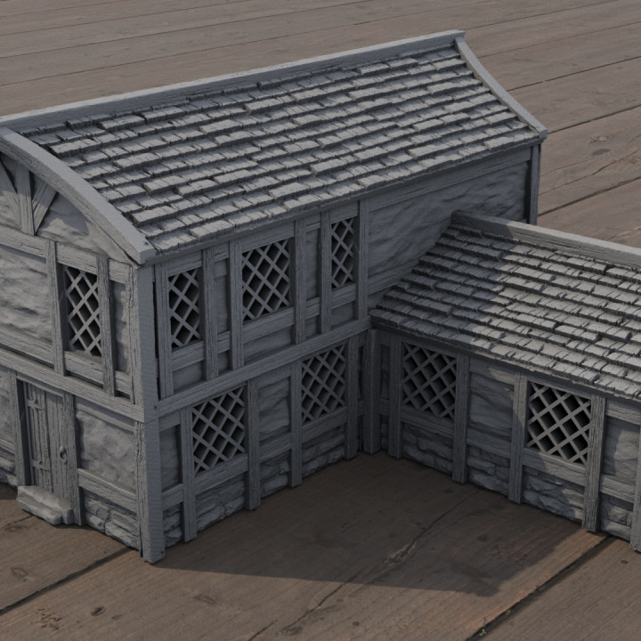 $10.00Medieval "L shaped" House