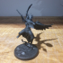 Valkyrie Miniature Supported- Pose C - 3D Printable 3D print model image