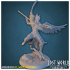 Valkyrie Miniature Supported- Pose C - 3D Printable 3D print model image
