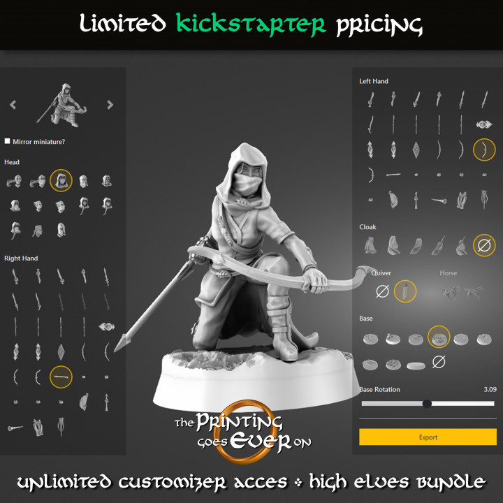 Unlimited Customizer Access - High Elves Bundle's Cover