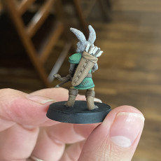 Picture of print of Bunny Ranger / Rabbit Bow & Arrow / Rodent Archer