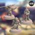 Nikta Warriors with Spears Bundle (3 miniatures) – 3D printable miniature – STL file image