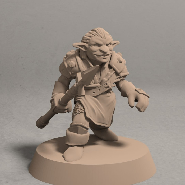 $1.99Nikta spear warrior pose 1 - 3D printable miniature - STL