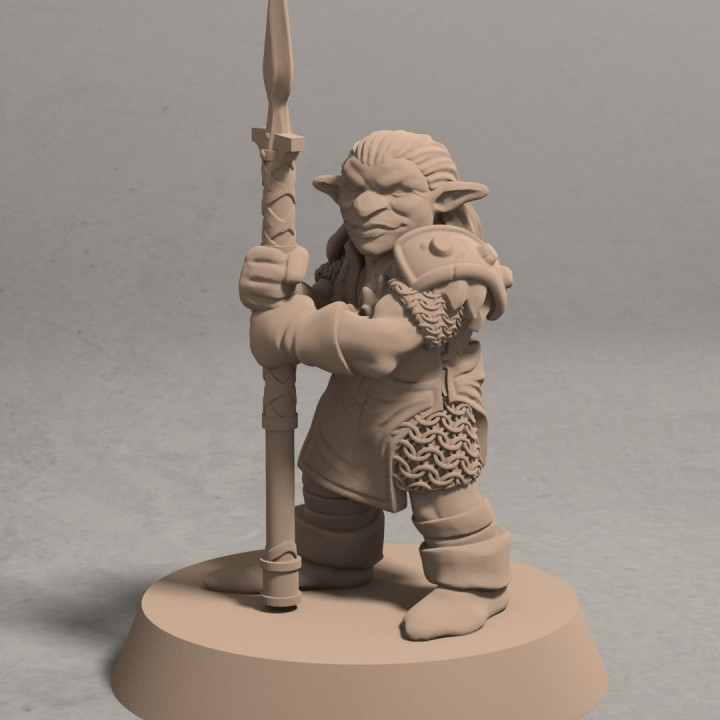 $1.99Nikta spear warrior pose 2 - 3D printable miniature - STL