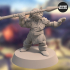 Nikta Warrior with Spear - Pose 3 – 3D printable miniature – STL file image