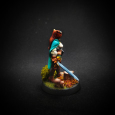 Picture of print of Ambar - Female Cat soldier - 32mm - DnD -