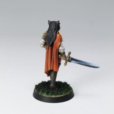 Picture of print of Ambar - Female Cat soldier - 32mm - DnD - This print has been uploaded by Andrés Bullón