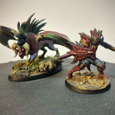 Picture of print of Azzidesh - Dragon Hunter - 32mm - DnD This print has been uploaded by HOET