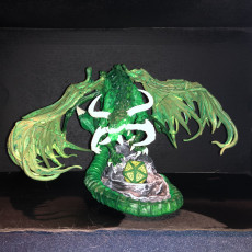 Picture of print of D20 Guardian Dragon (Pre-Supported)