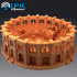 Legendary Arena / Colosseum with Statues / Roman Amphitheater Building image