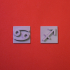ZODIAC SIGNS EMBOSSERS POLYMER STAMPS FOR CLAY & HOBBIES image