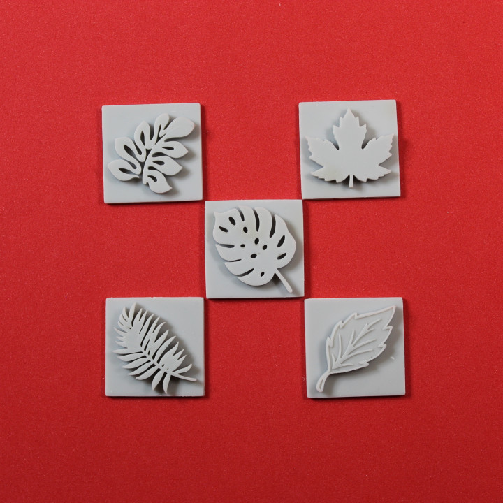 LEAF EMBOSSERS POLYMER STAMPS FOR CLAY & HOBBIES