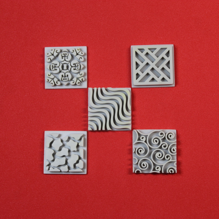 DIVERSE EMBOSSERS POLYMER STAMPS FOR CLAY & HOBBIES